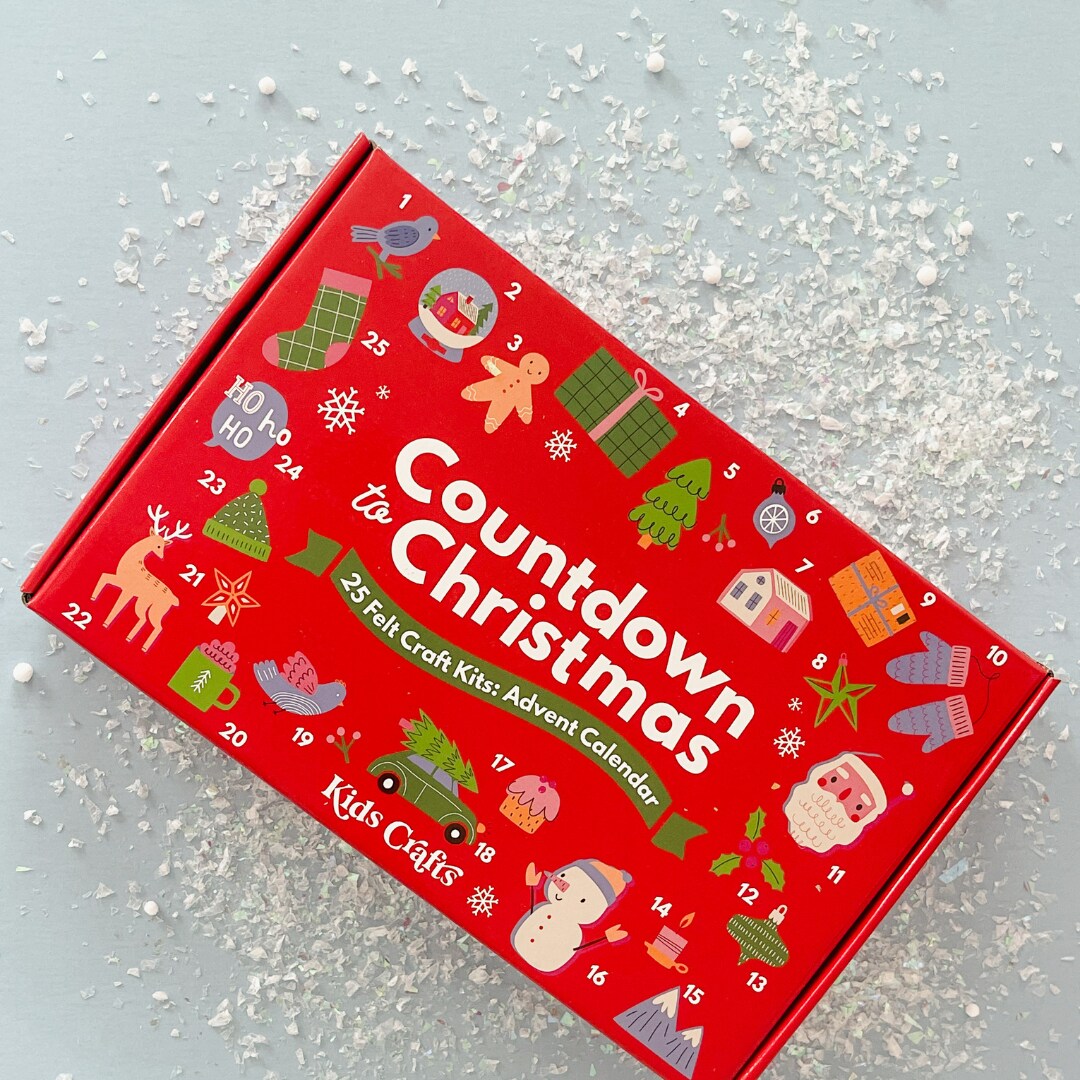 Countdown to Christmas Felt Craft Kit Advent Calendar - Kids Crafts