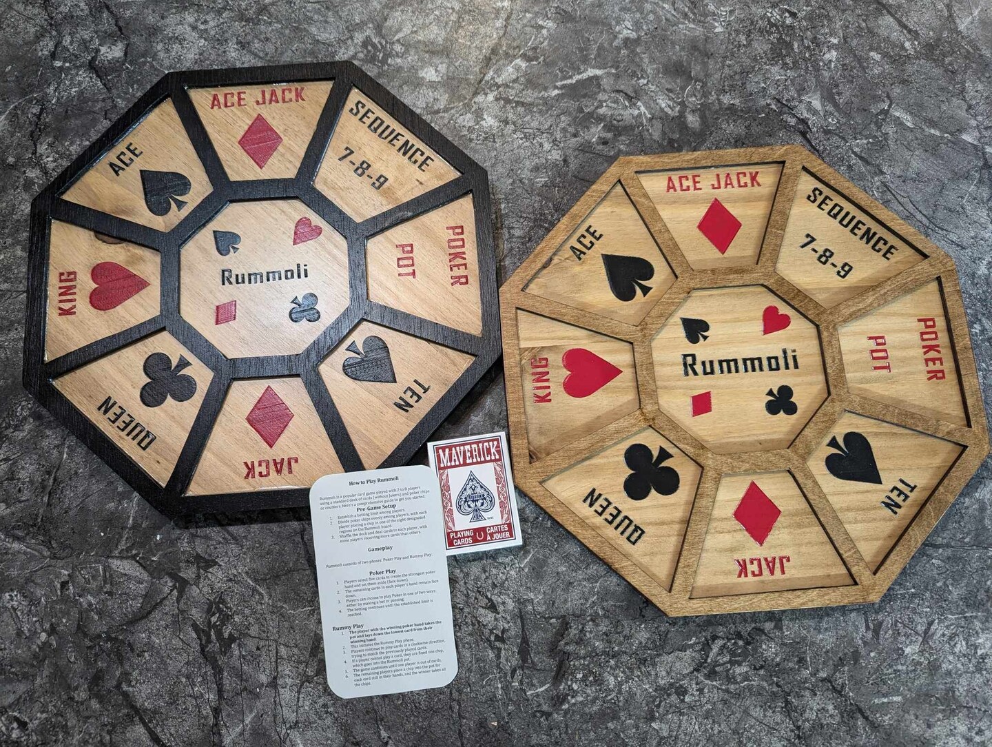 Rummoli Game outlets Board handmade