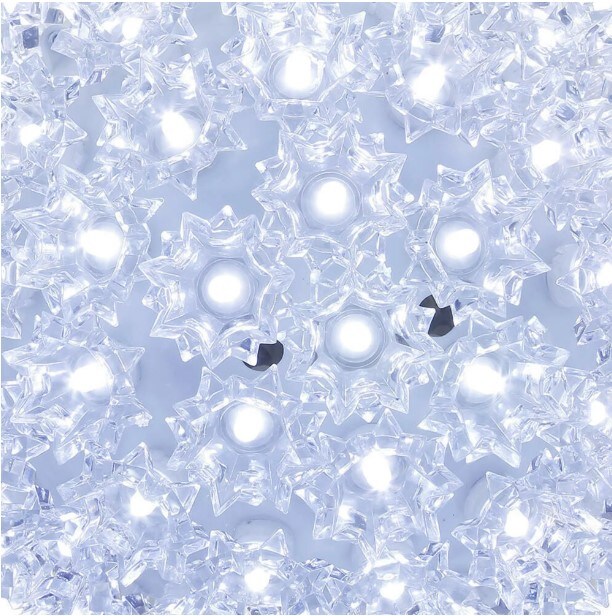 Perfect Holiday Clear Starlight Sphere 50 LED Christmas Lights