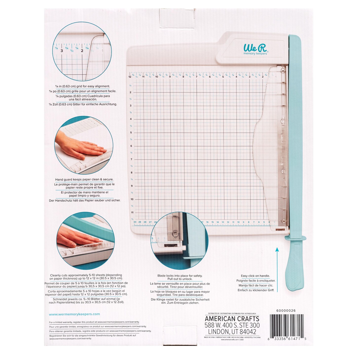 We R Memory Keepers Guillotine Trimmer 12&#x22;x12&#x22; Large 60000026