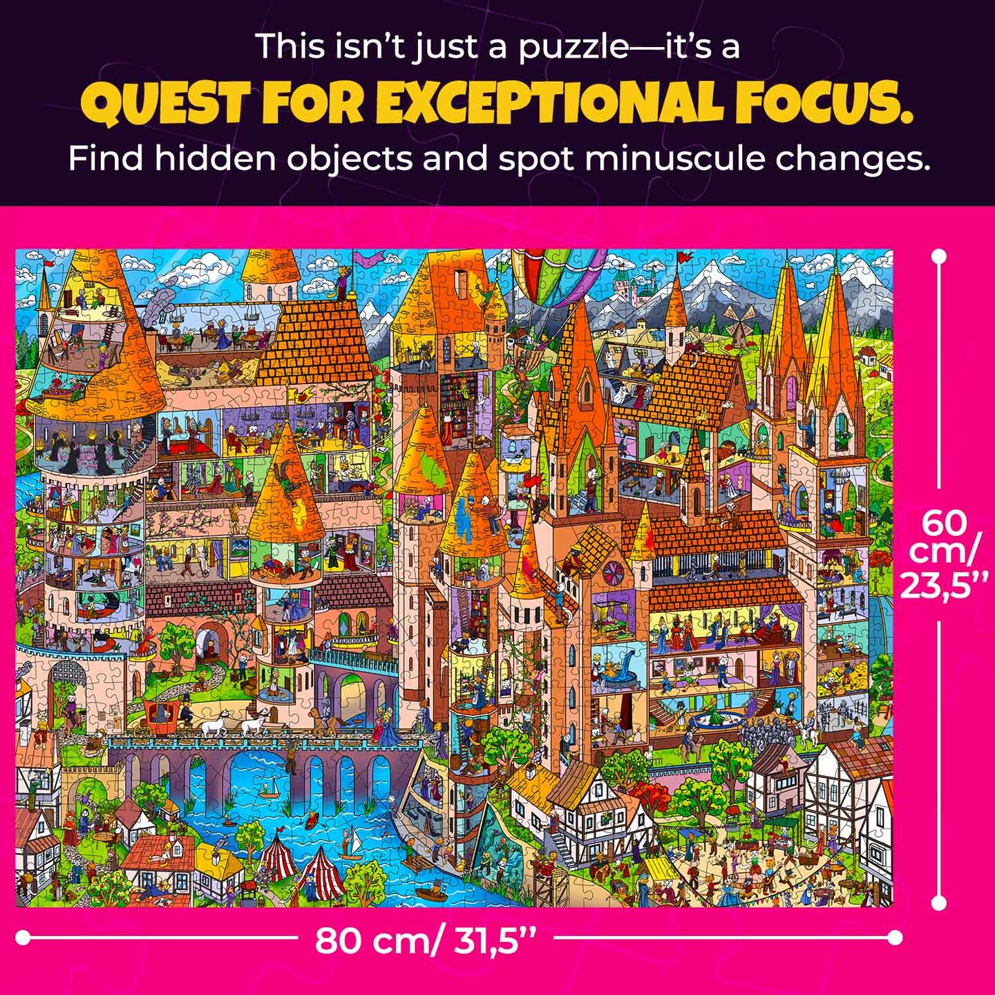 1000 Pcs Jigsaw Puzzle for Adults | Nighty Cats