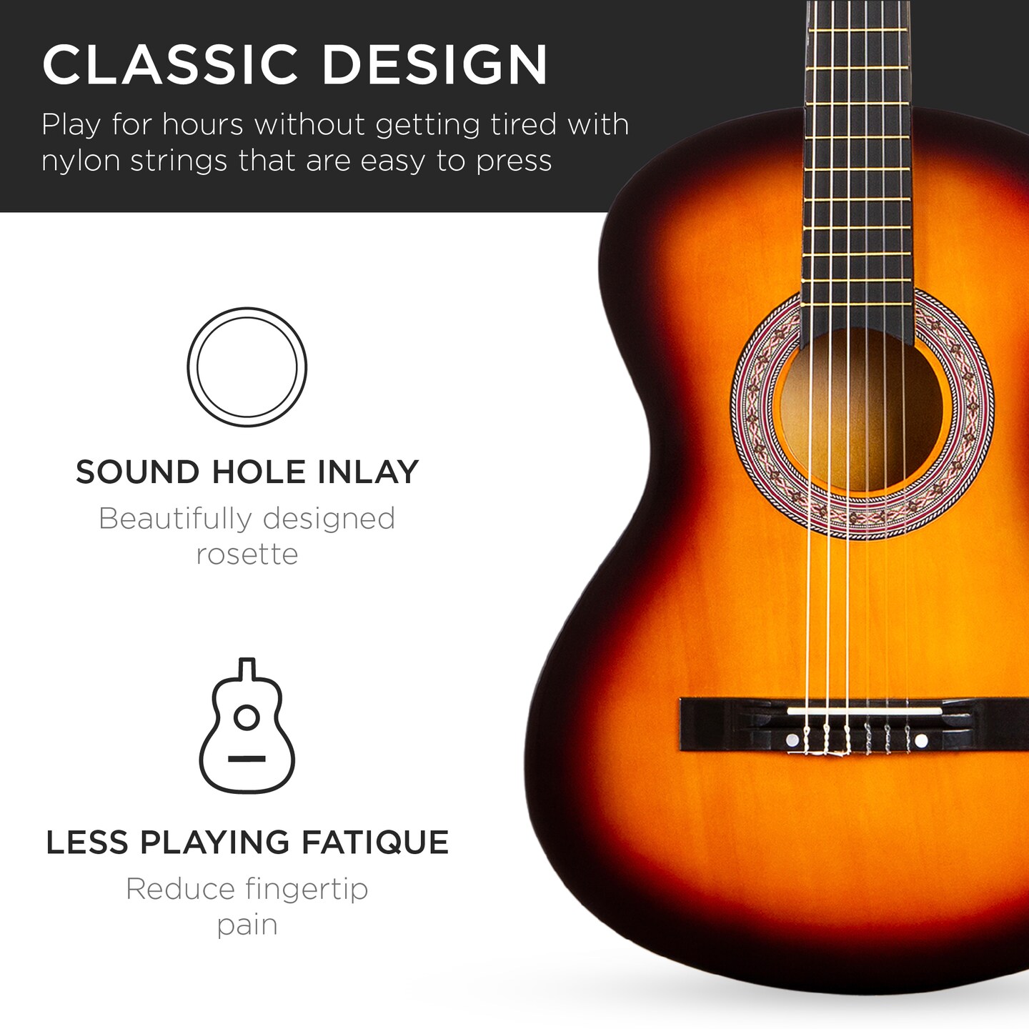 Best Choice Products 38in Beginner Acoustic Guitar Starter Kit w/ Gig Bag, Strap, Strings