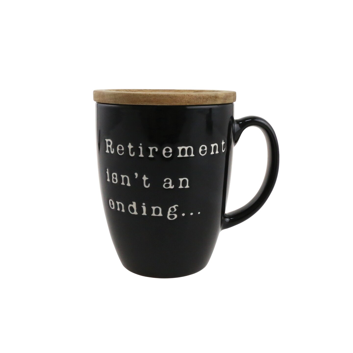 Enesco Our Name Is Mud Retirement Mug with Lid Set