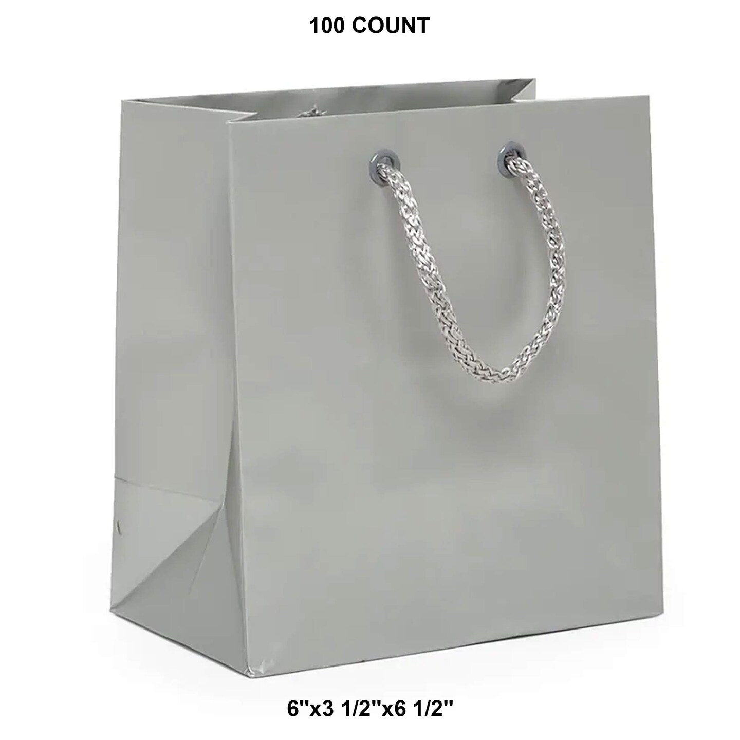 Chic Matte Euro Tote 6&#x22; x 3 1/2&#x22; x 6 1/2&#x22;