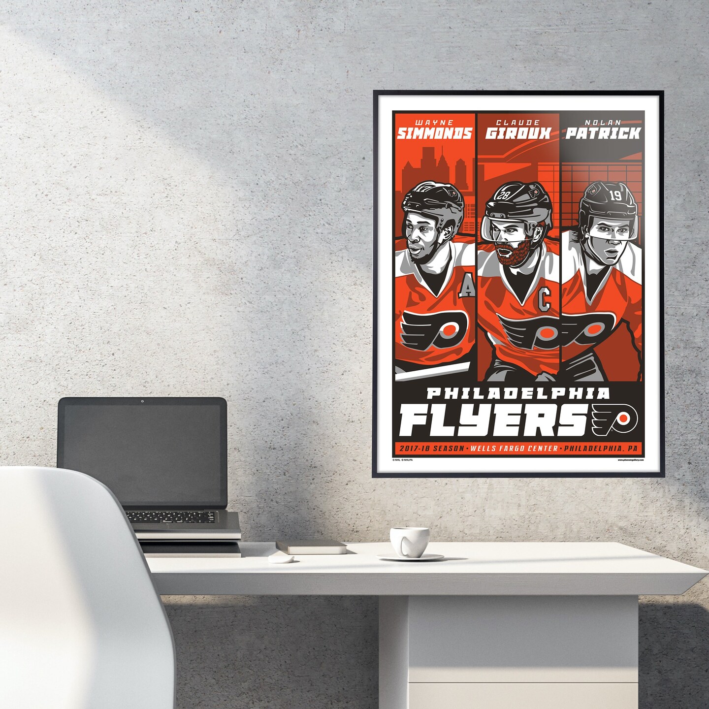 Phenom Gallery Philadelphia Flyers 17-18 Season Limited Edition Deluxe Framed Serigraph Print