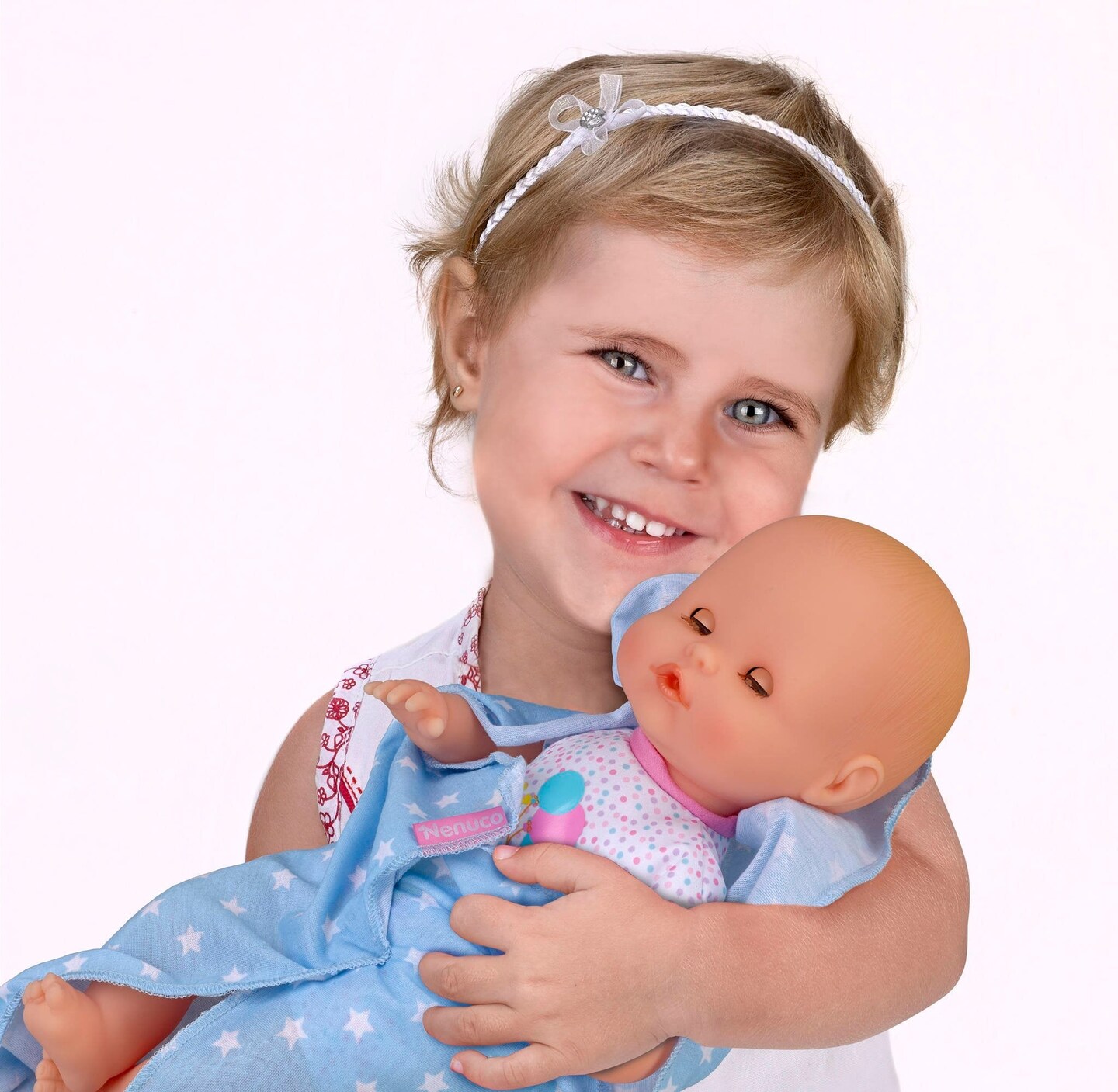Nenuco Soft Baby Doll with Rattle Bottle