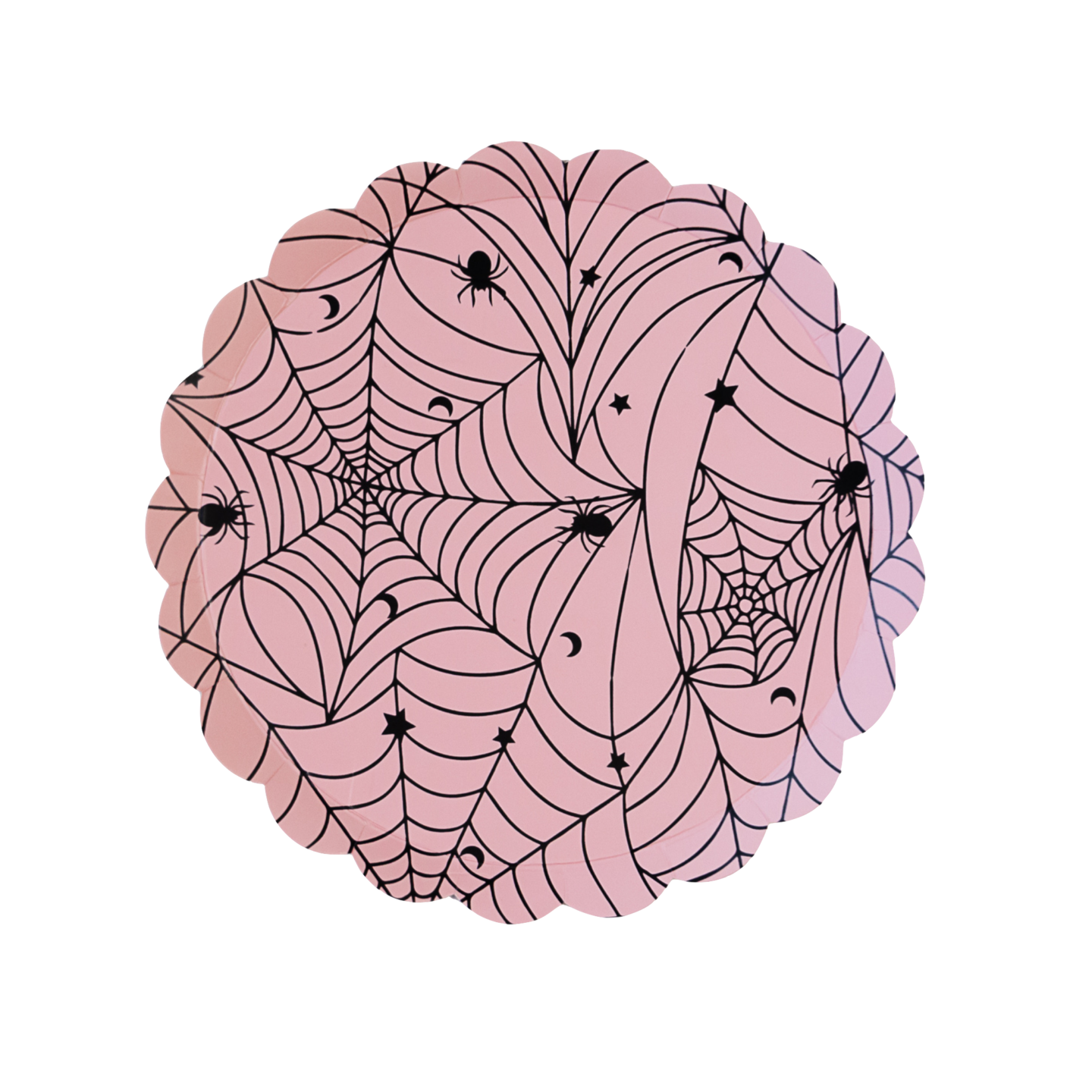 PINK SPIDER WEB SMALL PLATES