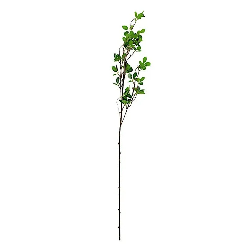 3 Green 43 in Artificial LEAVES STEMS Faux Greenery Plant Branches Party Events
