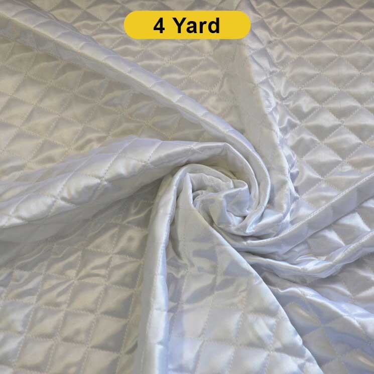 Quilted Satin Batting Fabric 60" Wide Soft & Silky Satin for Jacket Liners
