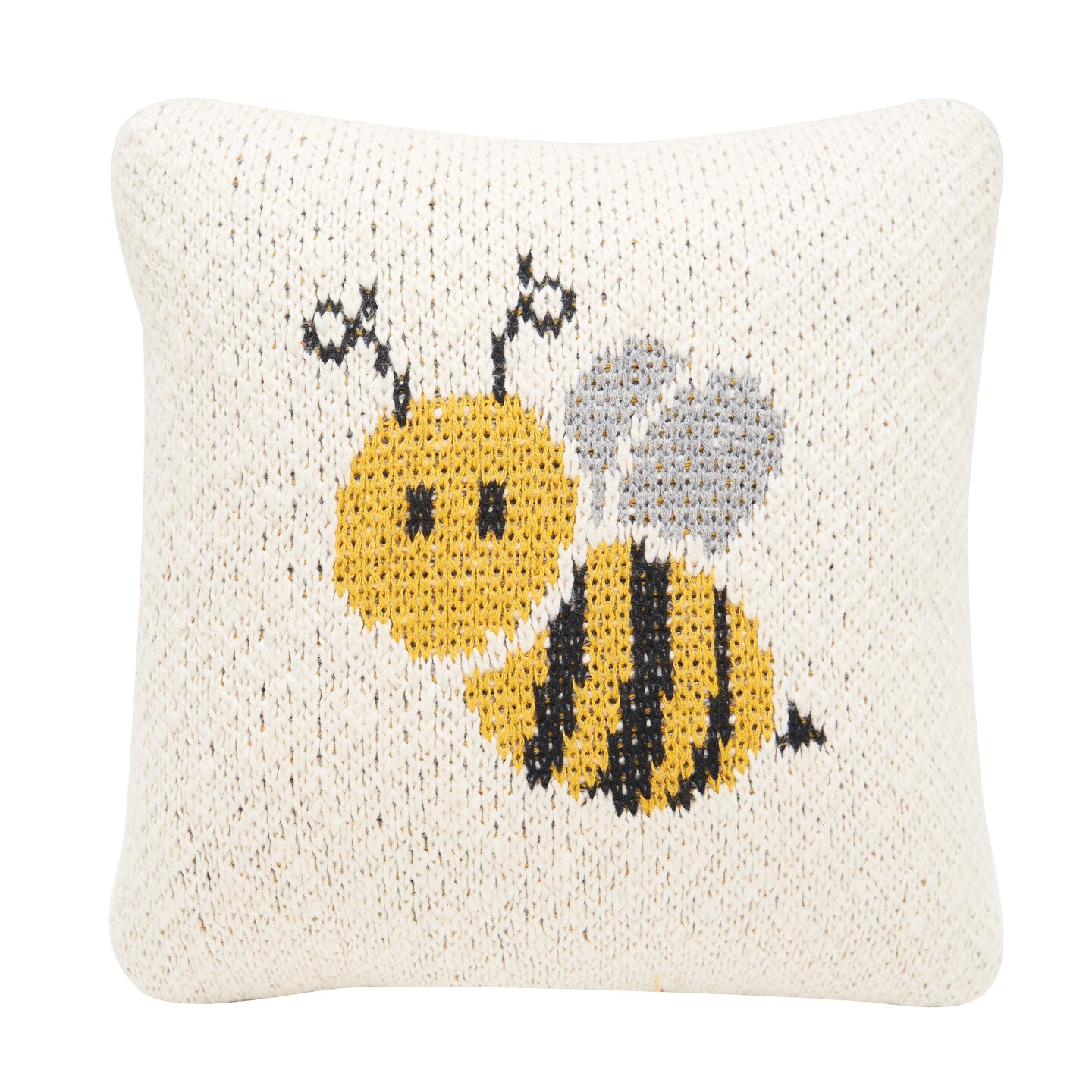 10&#x22; x 10&#x22; Bumble Bee Decorative Small/Petite Accent Throw Pillow