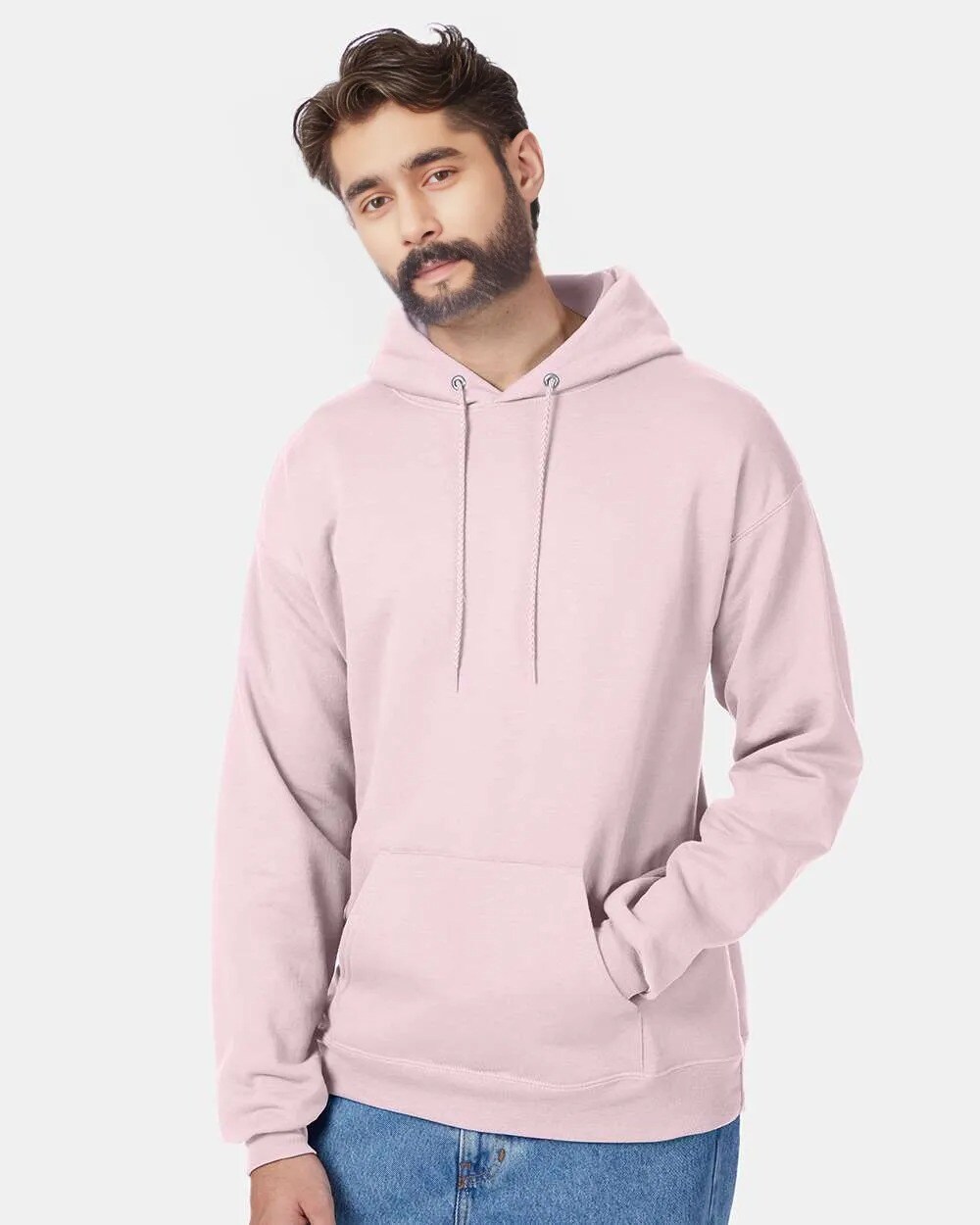 Hanes&#xAE; Ecosmart Hooded Long Sleeve Sweatshirt
