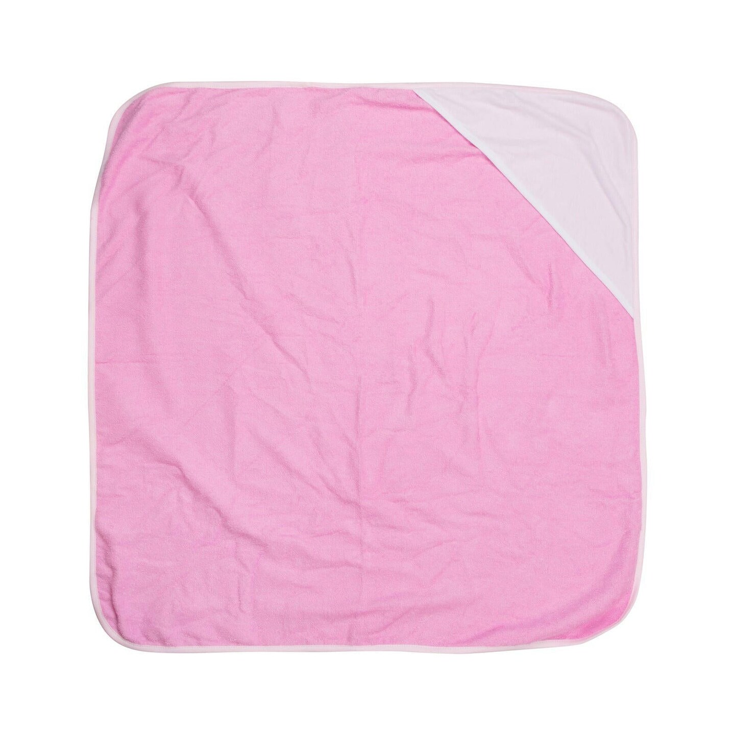 Pink Sublimation Hooded Towels - 2 Pack