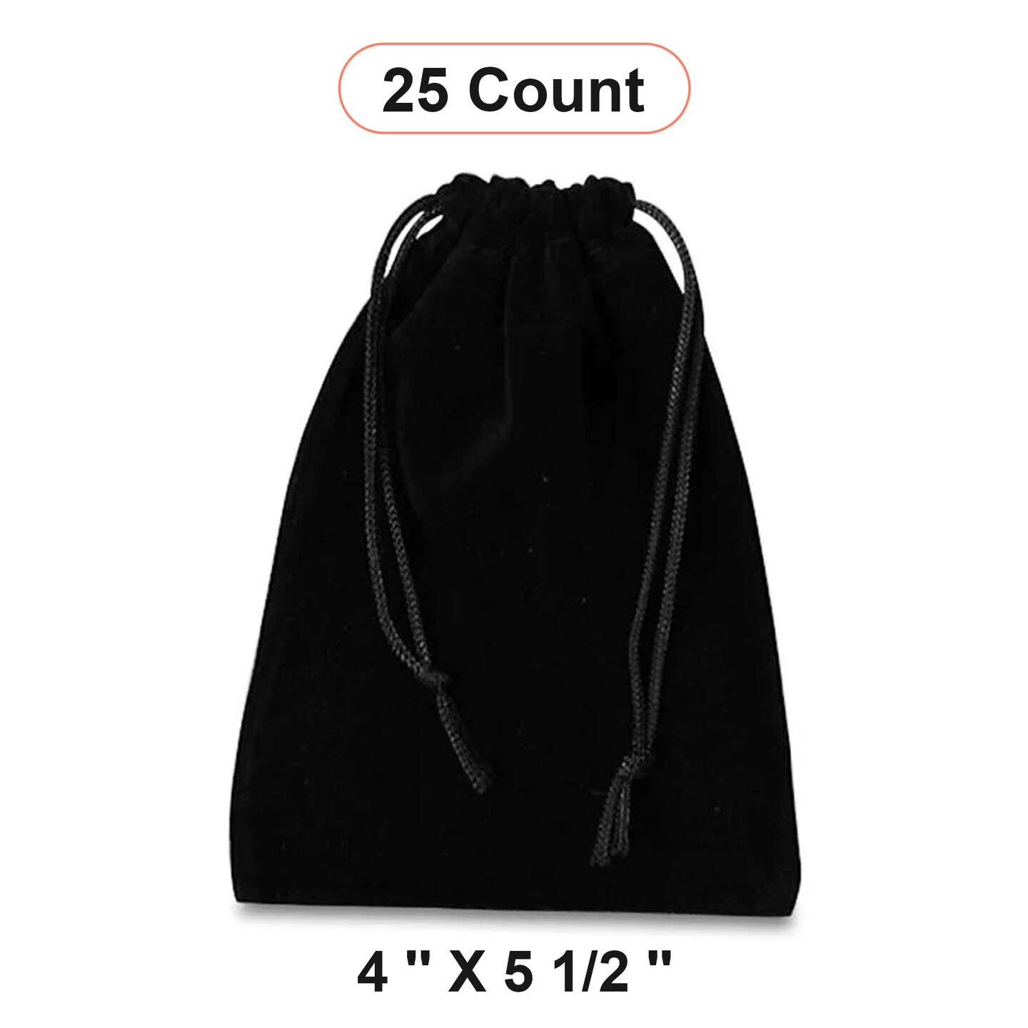 Velour Jewelry Bags 4&#x22; x 5 1/2&#x22; Gift Storage
