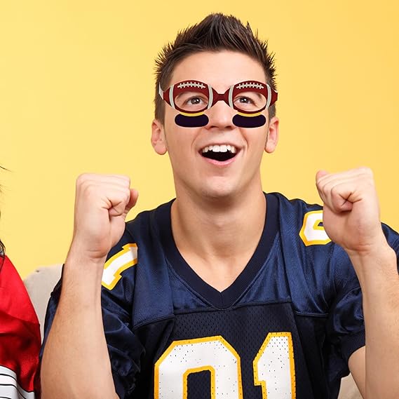 4E&#x27;s Novelty 24 36 Pack Football Party Paper Glasses Bulk &#x2013; Football Party Favors for Kids 8-12 &#x2013; Football Party Supplies &#x2013; Football Themed Party Decorations