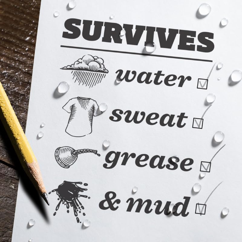 Graffiti Waterproof Papers (Scuff Free) - 5 mil 190 gr Rigid Polyester (White) 50 Sheets