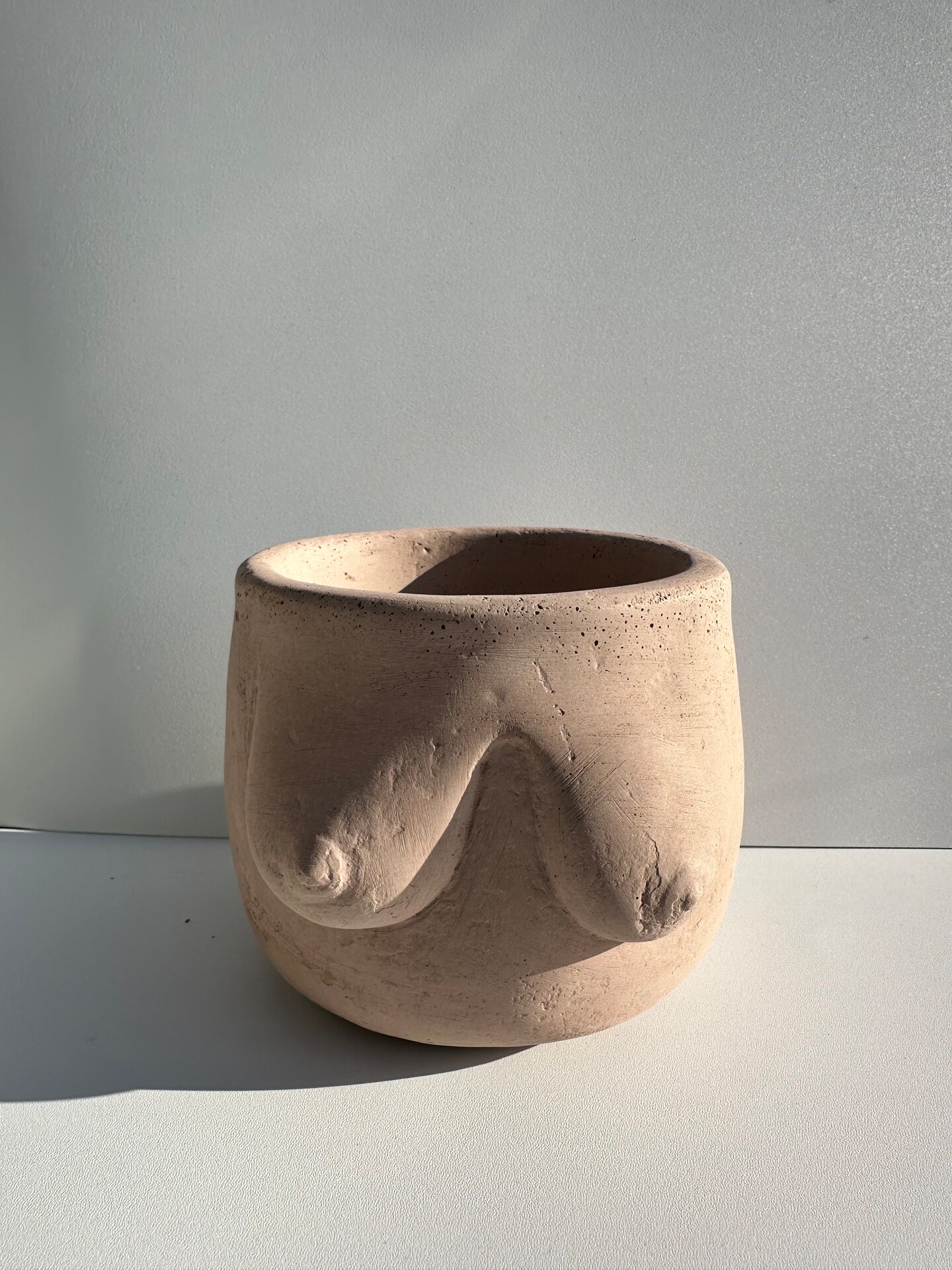 Boob pot, boob planter pot, cement pot, body positivity decor | MakerPlace  by Michaels