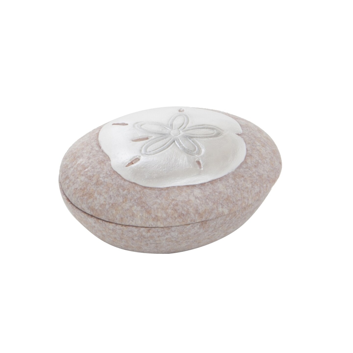 Resin Pebble Box with Sand Doll.