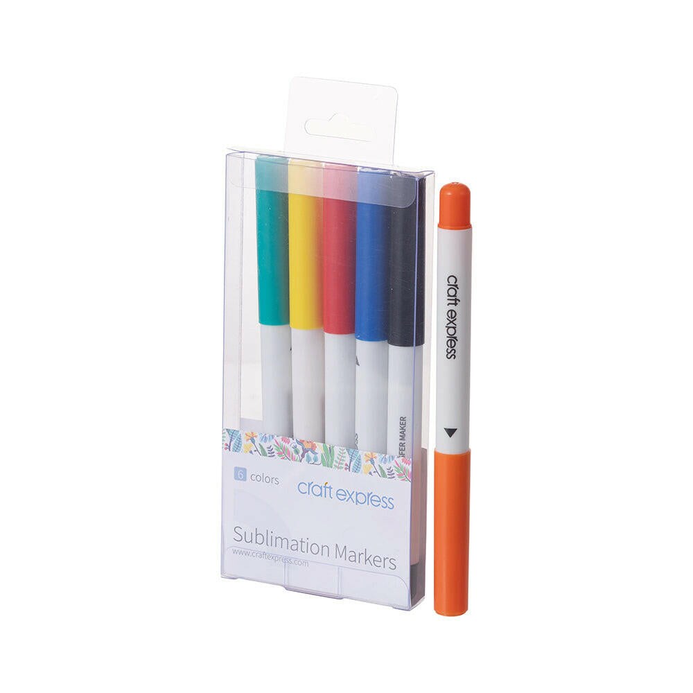 Assorted Joy Sublimation Markers - 6 Pack