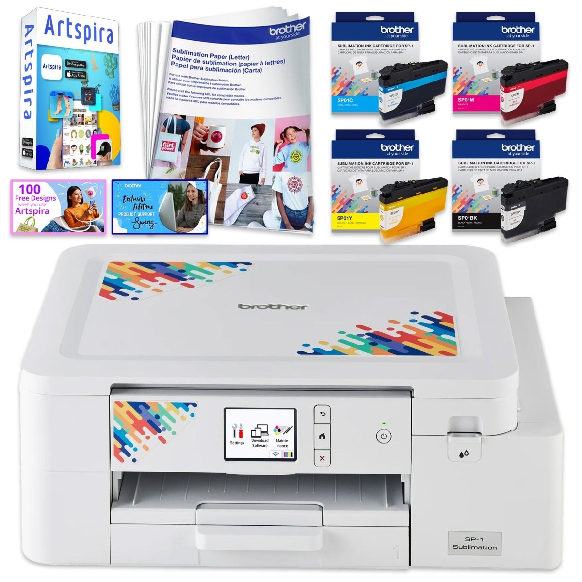 Brother SP-1 Sublimation Printer & Ink Base Bundle | Michaels