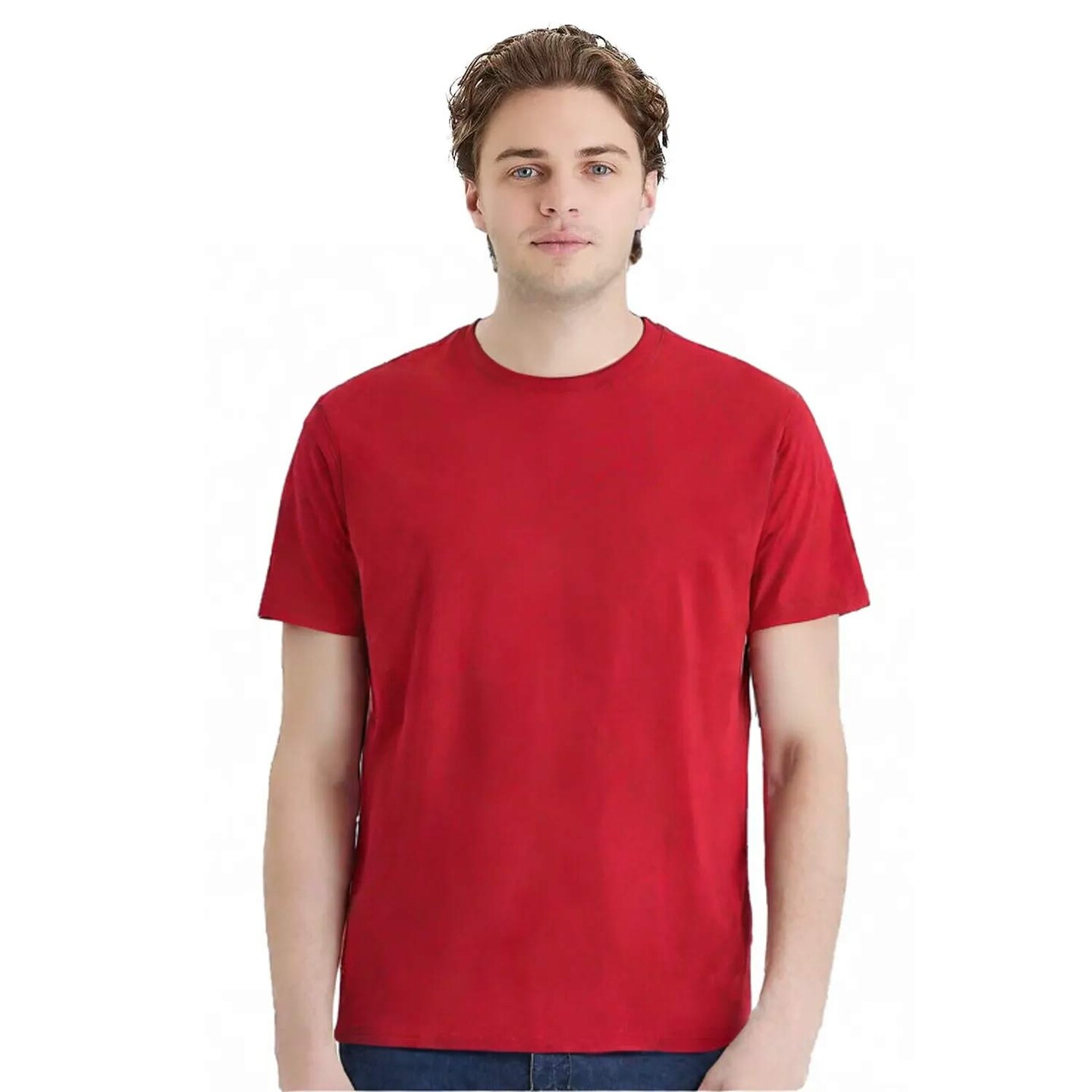 Hanes Unisex Classic Fit Crewneck Cotton T Shirt For Everyday Casual Tee