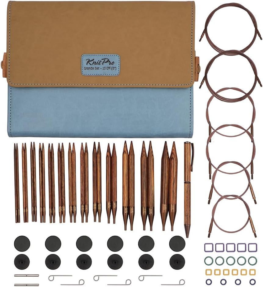 KnitPro Ginger Grande Interchangeable Knitting Needle Set 5" (13cm)