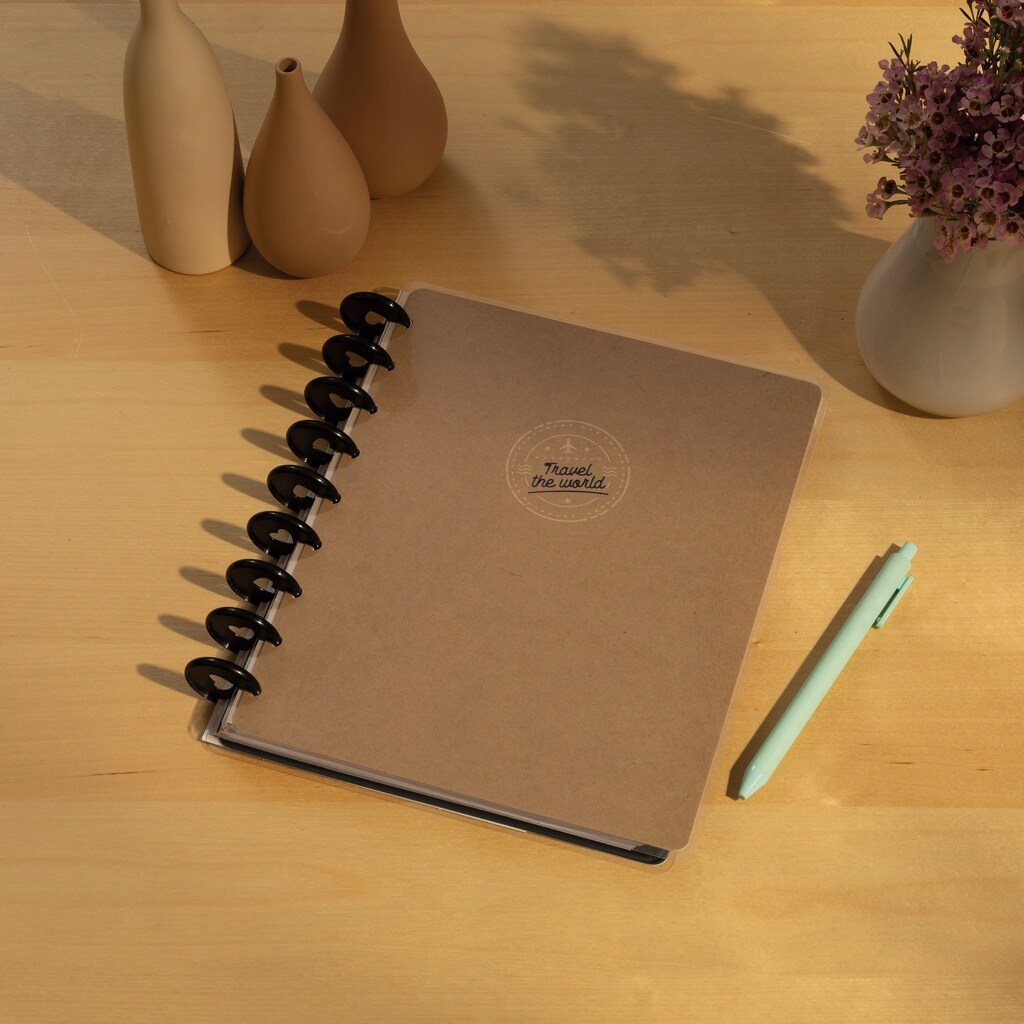 Happy Planner Classic Disc Bound Memory Keeping Journal-See The World Travel