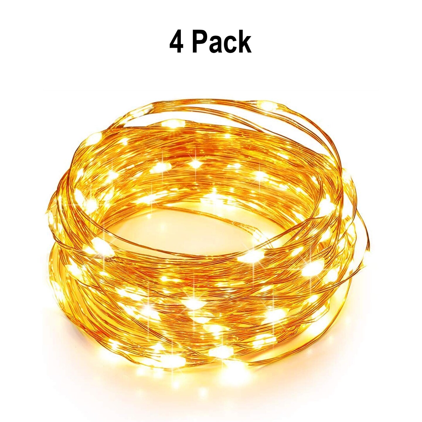 Waterproof Solar 200 LED Copper String Lights for Outdoor Decor