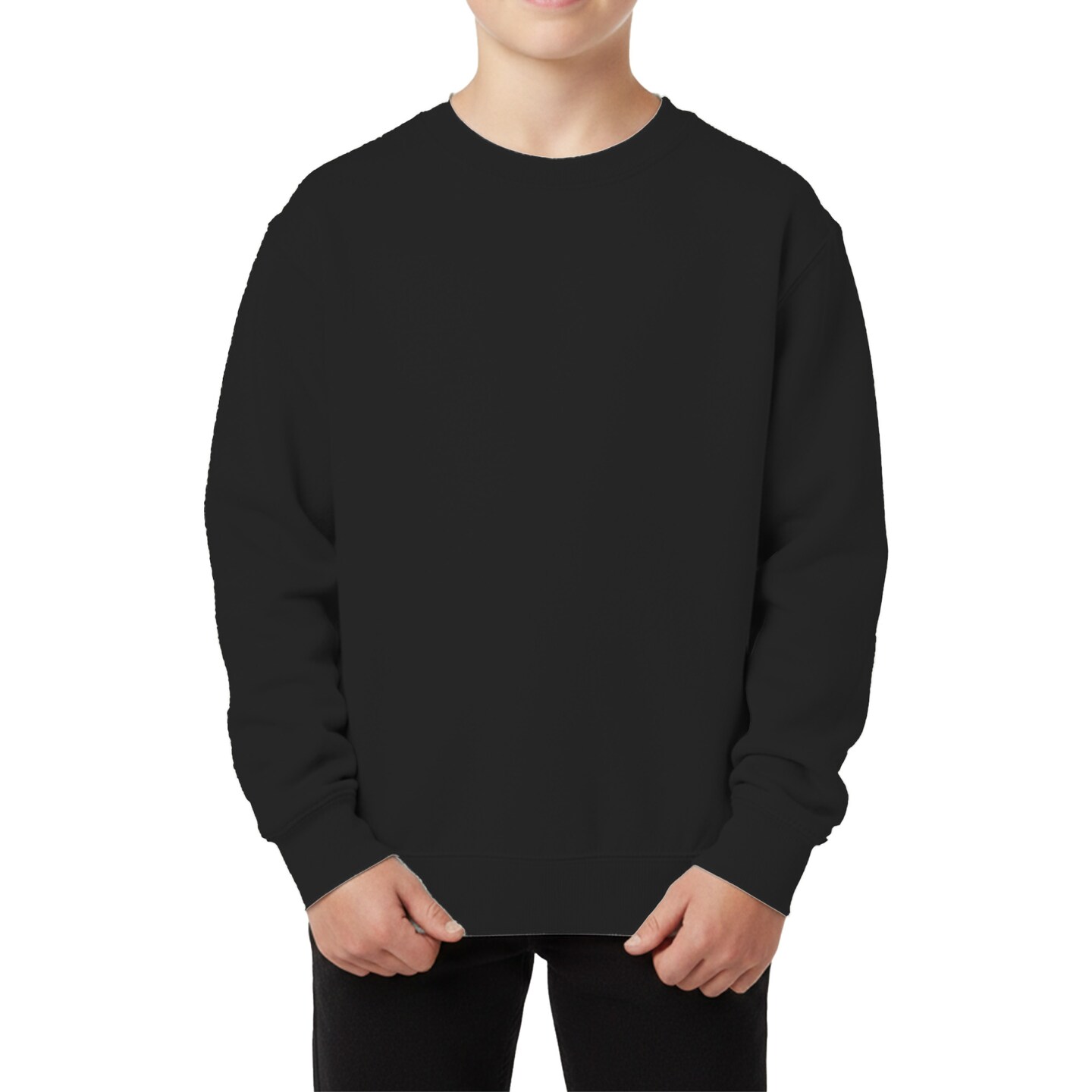 Gildan Youth Fleece Crewneck Sweatshirt, Heavy Blend 50/50 Cotton Poly, Craft & Print Ready