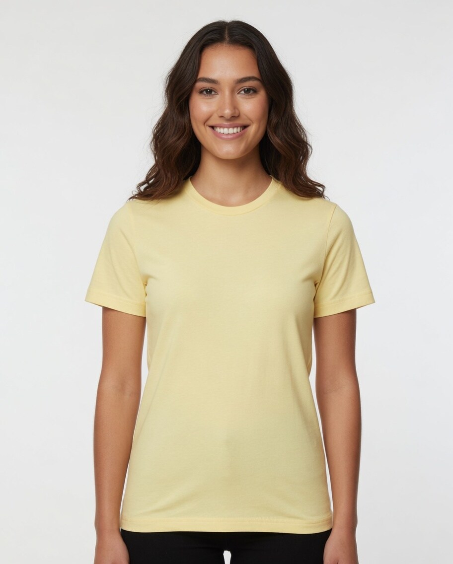 BELLA + CANVAS CVC Triblend Short Sleeve Crewneck T-Shirt for Custom Printing & Lightweight Casual Wear Tee