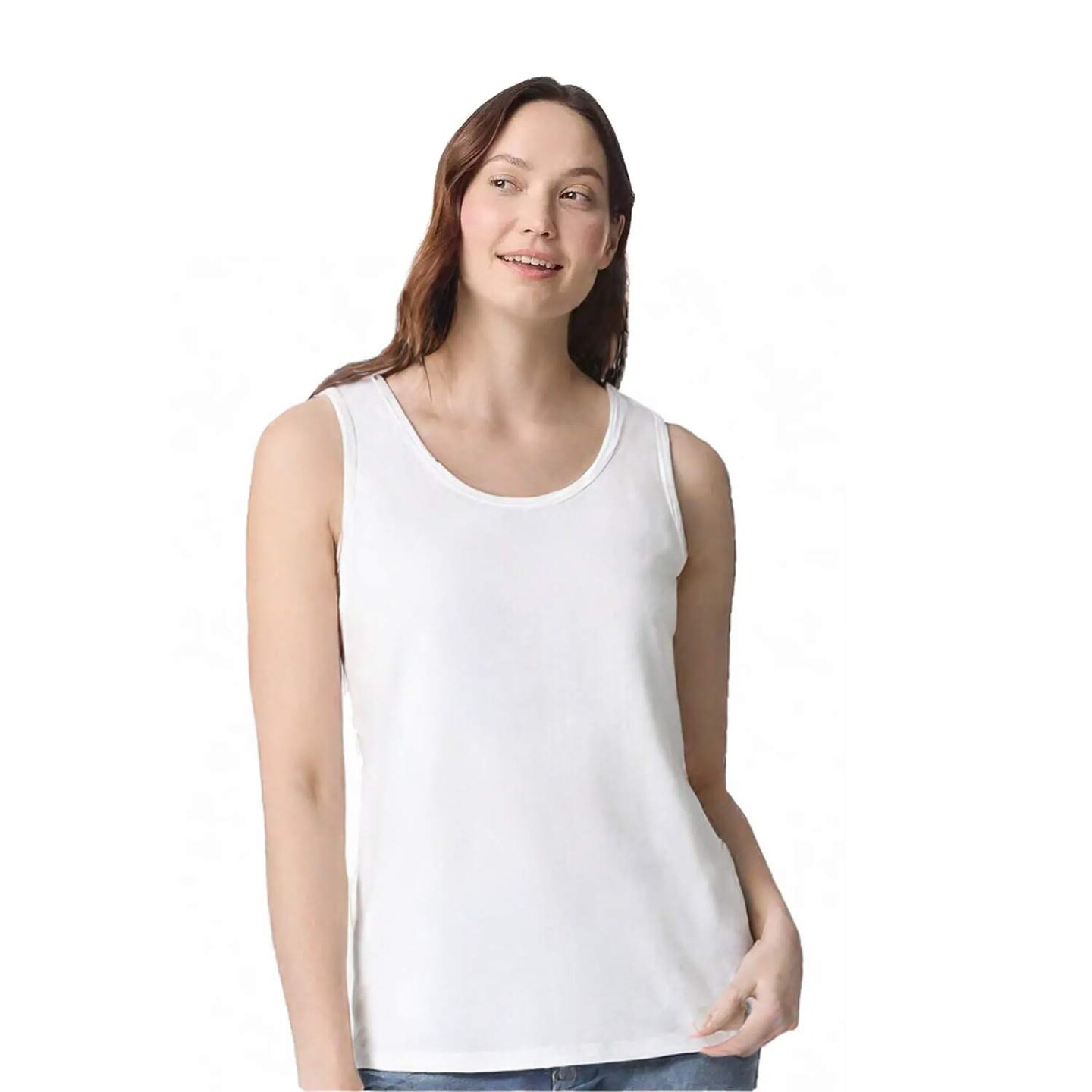 Gildan Heavy Cotton Sleeveless Tank Top Classic Unisex Plain Tank for Everyday Wear