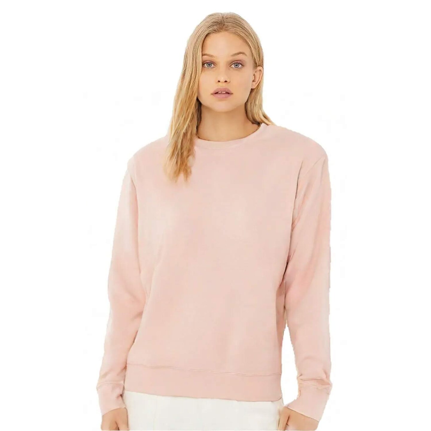 BELLA+CANVAS Long Sleeve Sponge Fleece Drop Shoulder Sweatshirt for Casual, Winter & Layering Wear