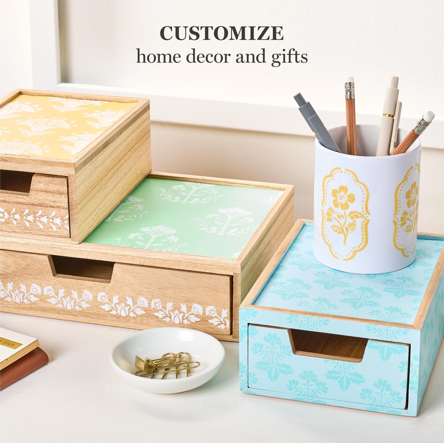 Martha Stewart&#x2122; Vintage Florals Stencil Kit - 14 pc. - 68513