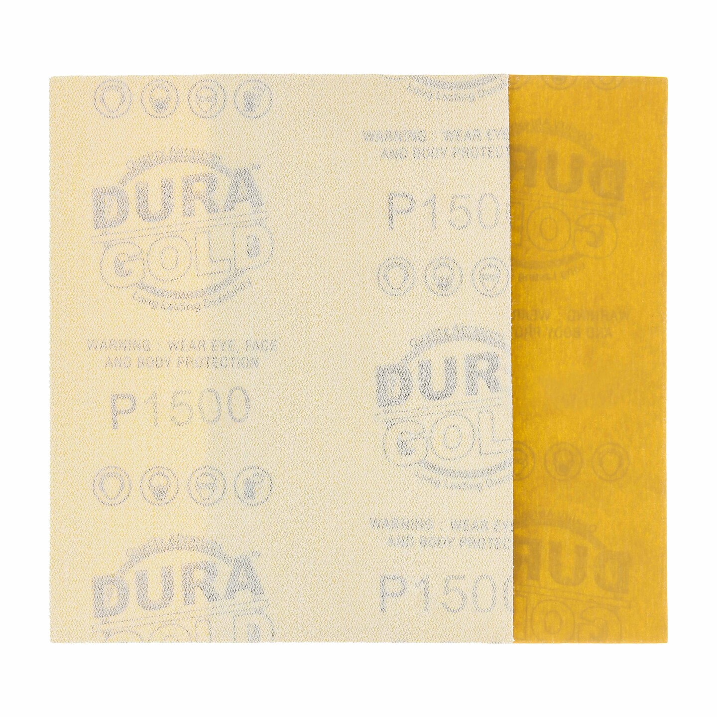 1500 Grit - 1/4 Sheet Hook &#x26; Loop Sandpaper 5.5&#x22; x 4.5&#x22; - For Automotive &#x26; Wookworking Palm Sanders - Box of 20
