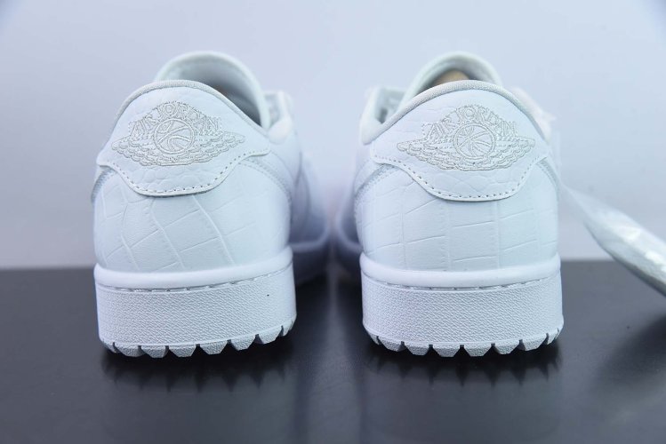 Nike Air Jordan 1 Retro Low Golf White Croc | MakerPlace by Michaels
