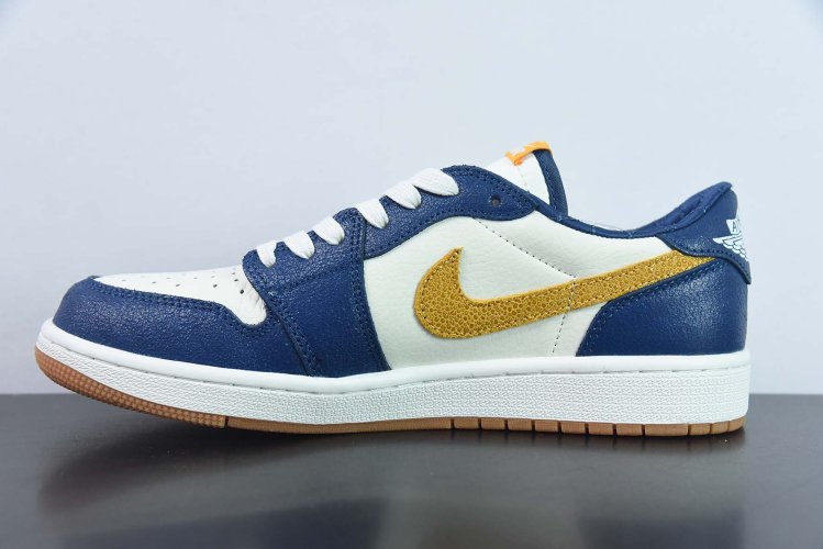 Nike Air Jordan Low OG “Marquette” PE Navy Blue White