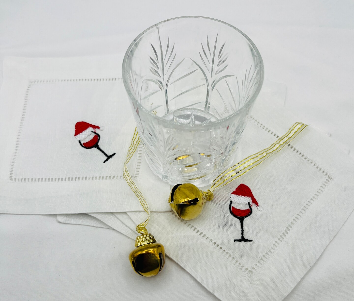 Linen Cocktails Napkins, Set Of 12 | Linen Whites