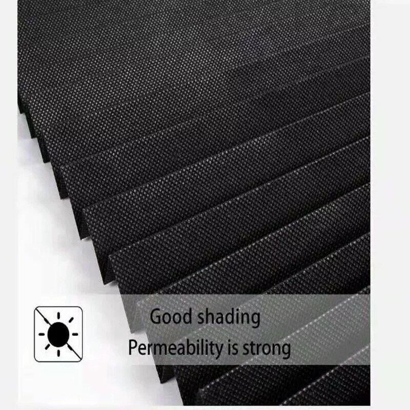 Cordless Blackout Pleated Fabric Shade Window Blind Sun UV Half Blind Roller