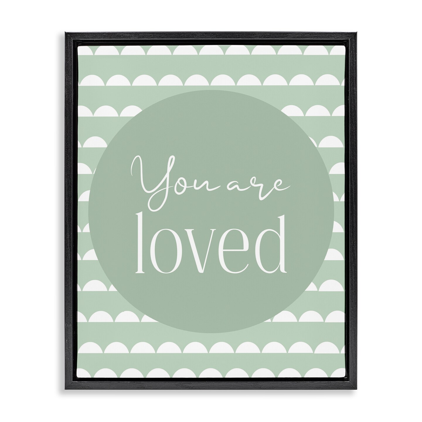 Stupell Industries You Are Loved Sentiment Floating Frame, design by ...