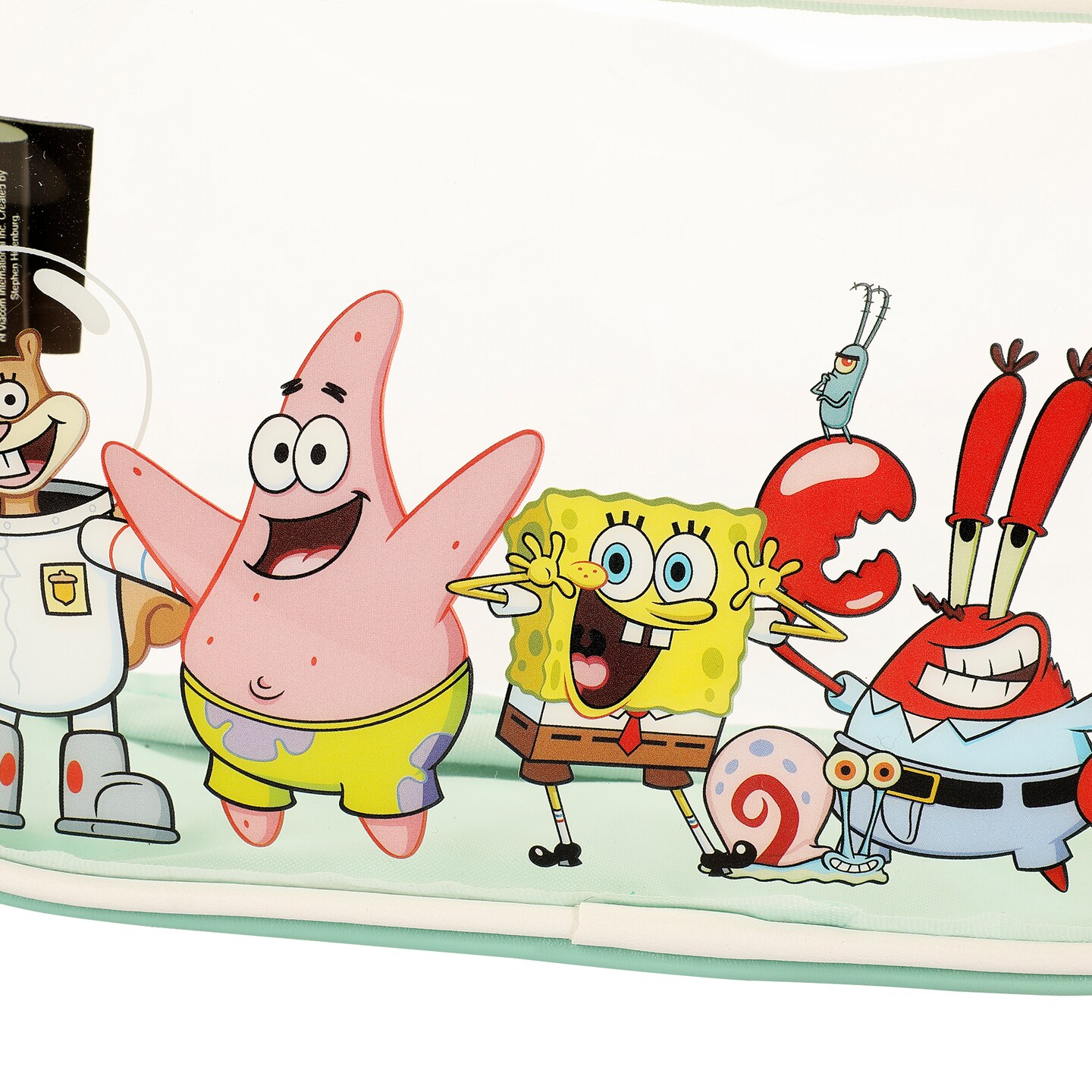Nickelodeon SpongeBob SquarePants 3-Piece Cosmetic Bag Set with Zipper Closure