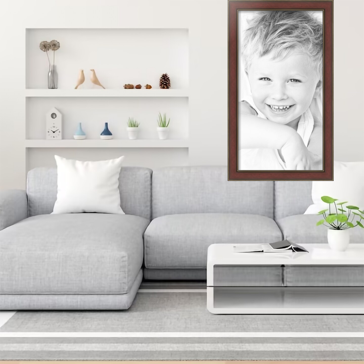 ArtToFrames 14x26 Inch Picture Frame, This 1.75 Inch Custom Wood Poster Frame is Available in Multiple Colors, Great for Your Art or Photos - Comes with Economy Acrylic and Corrugated Backing (A68KL)