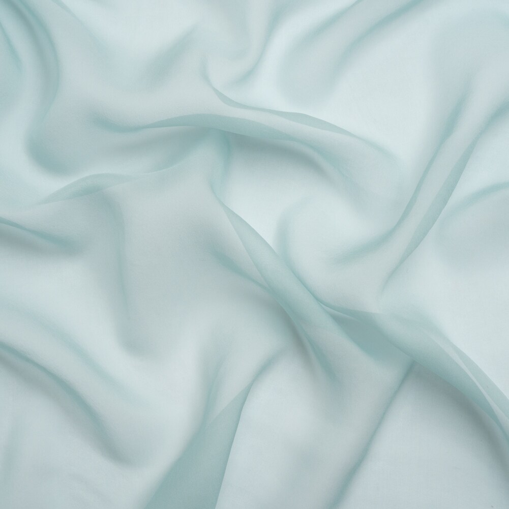 1 Yard Silk Voile Fabric 54" Wide Blue Gray Chiffon Like for Bridesmaid  Dresses | Michaels