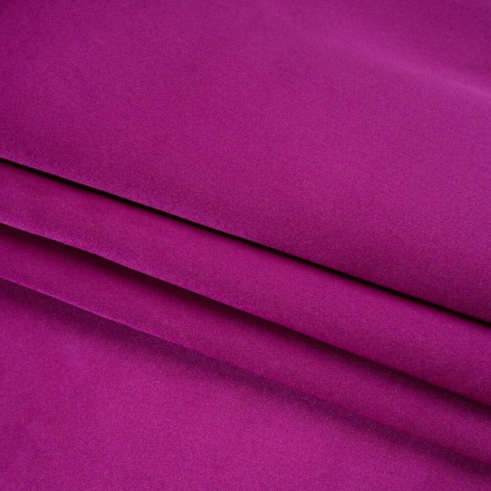 1 Yard Magenta Purple Silk Duchesse Satin Ideal for Eveningwear, 59 Inches Wide
