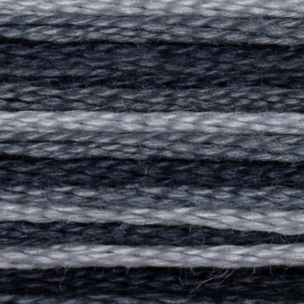 DMC Embroidery Floss, 6-Strand - Variegated Steel Gray #53