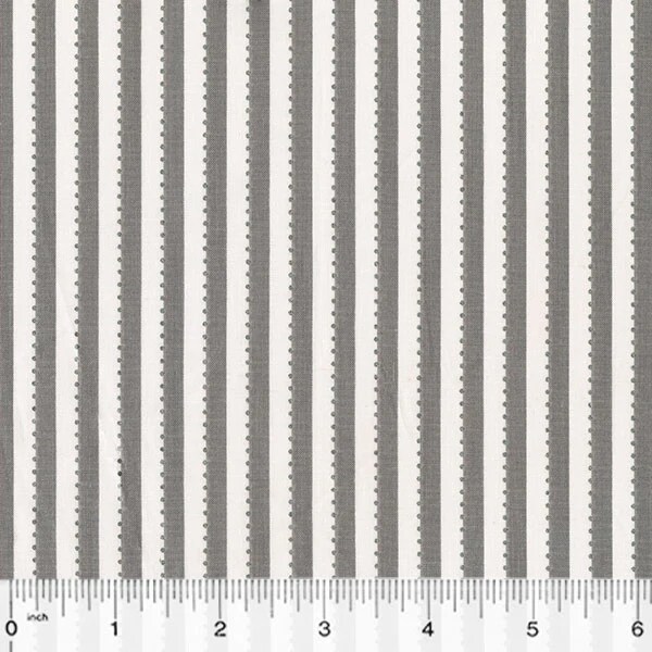 Fabric Anthology Gray Stripes BeColourful by the Quarter Yard BC28Q-1