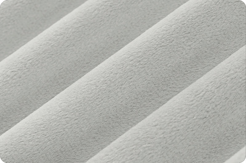 Fabric Shannon Silver 90" Extra Wide Solid Cuddle 3 by the Quarter Yard C390-SILVER