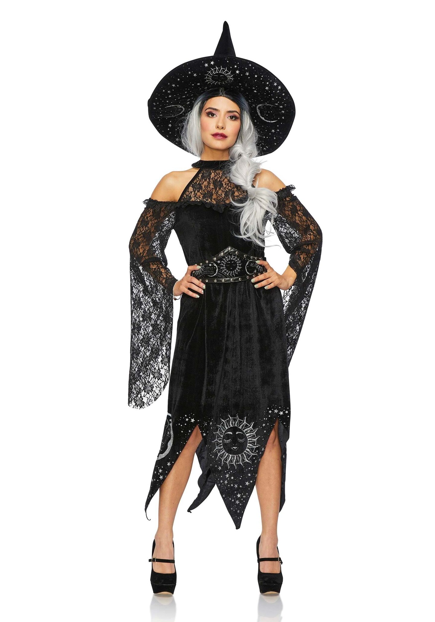 adult black witch dress Gothic Witch Plus Size Costume