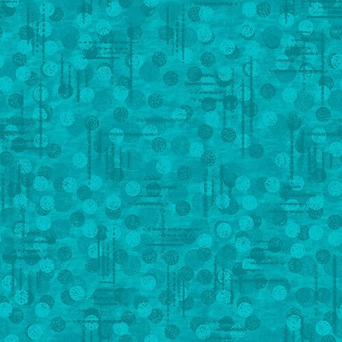Fabric Blank Quilting Teal Tonal Texture Jot Dot by the Quarter Yard 9570-76