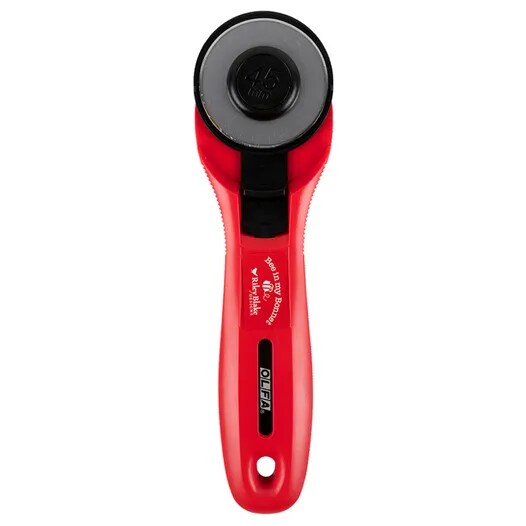 OLFA Lori Holt Riley Blake Red Quick Change 45mm Rotary Cutter RTY-2C-RED