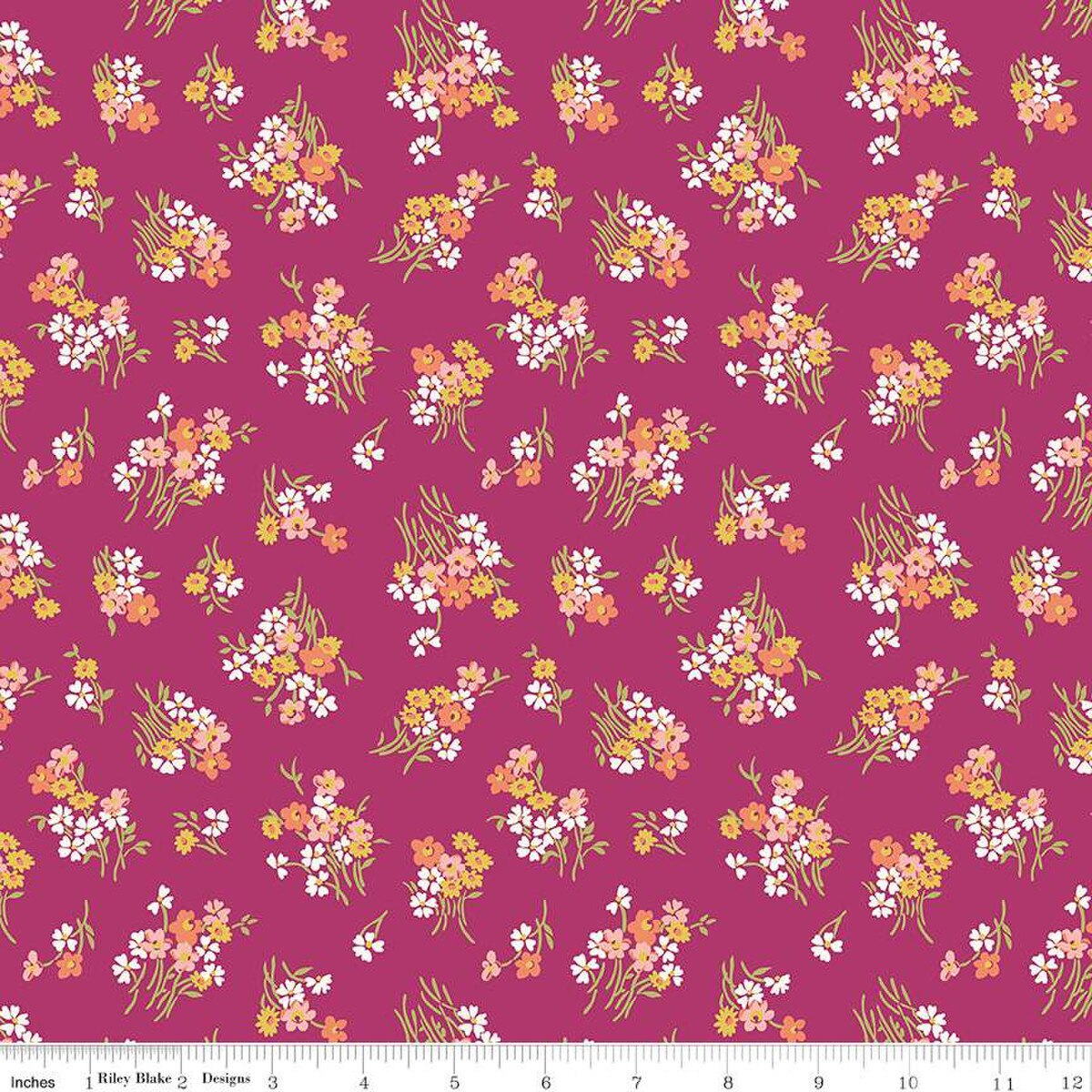 Fabric Liberty Joanne's Bouquet A Botanist's Walk by the Quarter Yard 01667408A