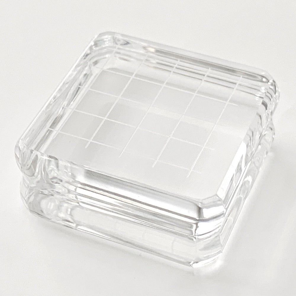 Gina K. Designs Comfort Clear Stamp Block - 1.5" x 1.5" Small Square